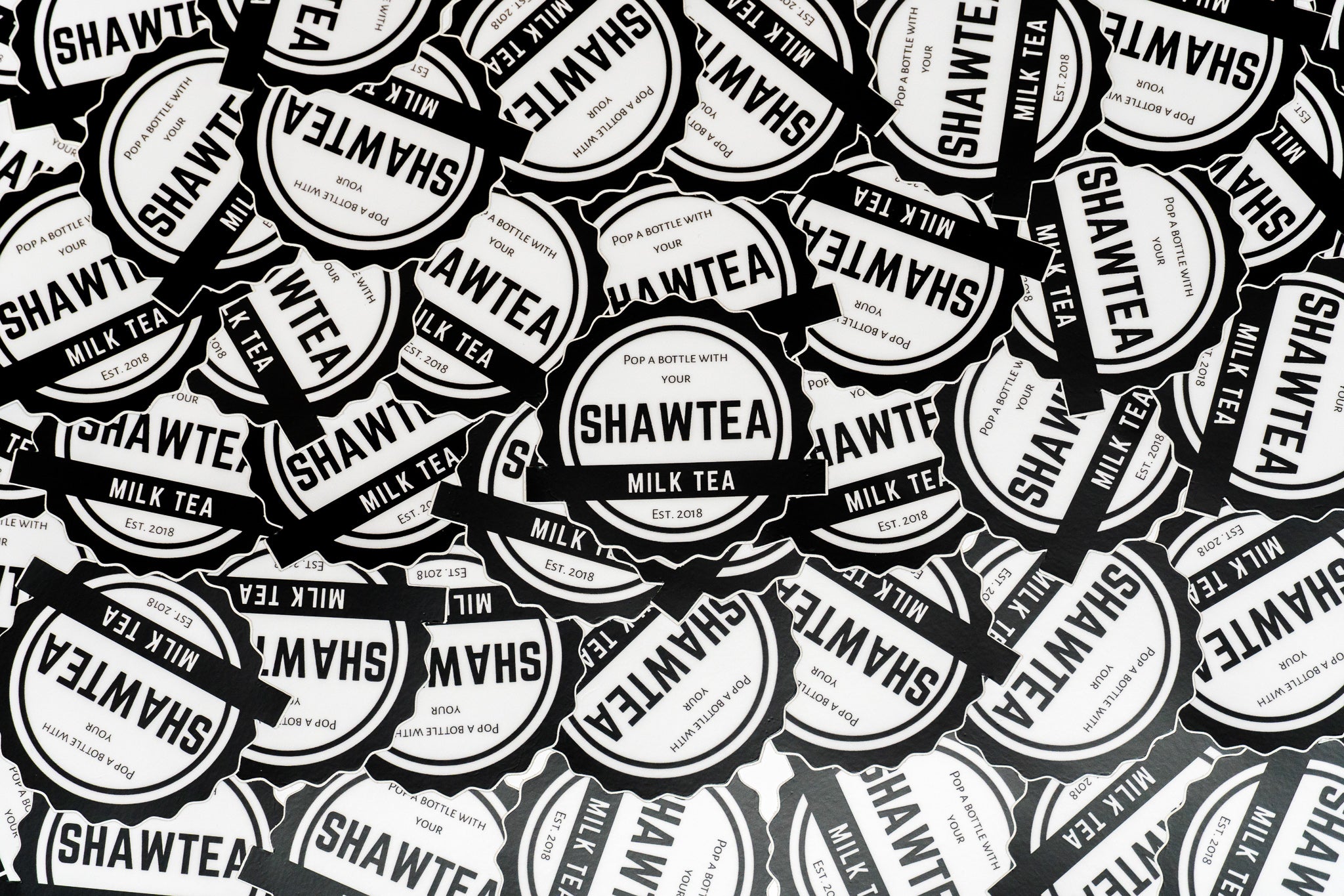 ShawTea Milk Tea Sticker