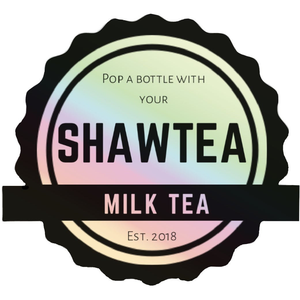 Holographic ShawTea Milk Tea Sticker